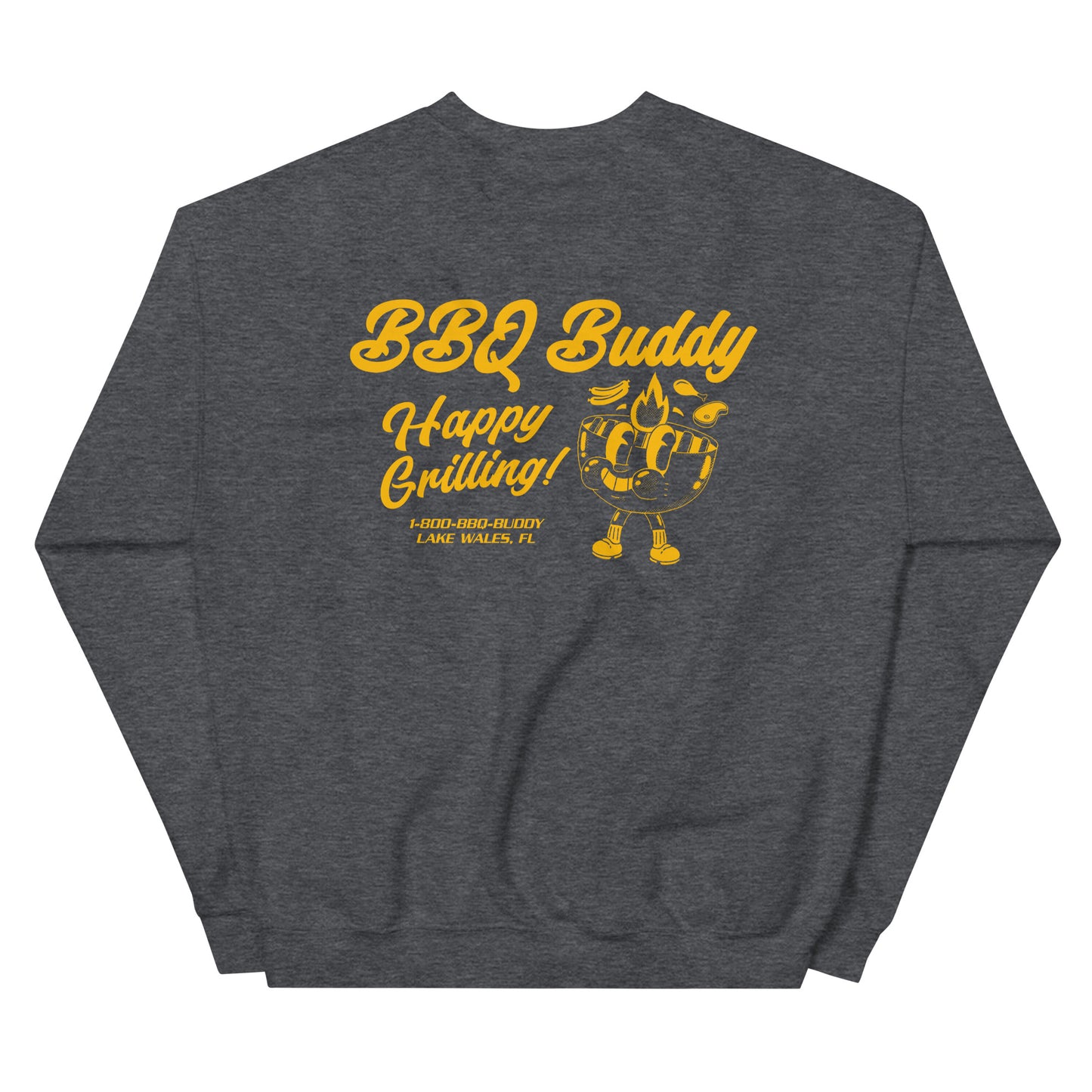 BBQ Buddy Sweatshirt Grey